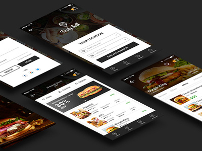 Tasty bell android app android app design burger king design ui design ui ux food and beverage food app food ordering app menu online food