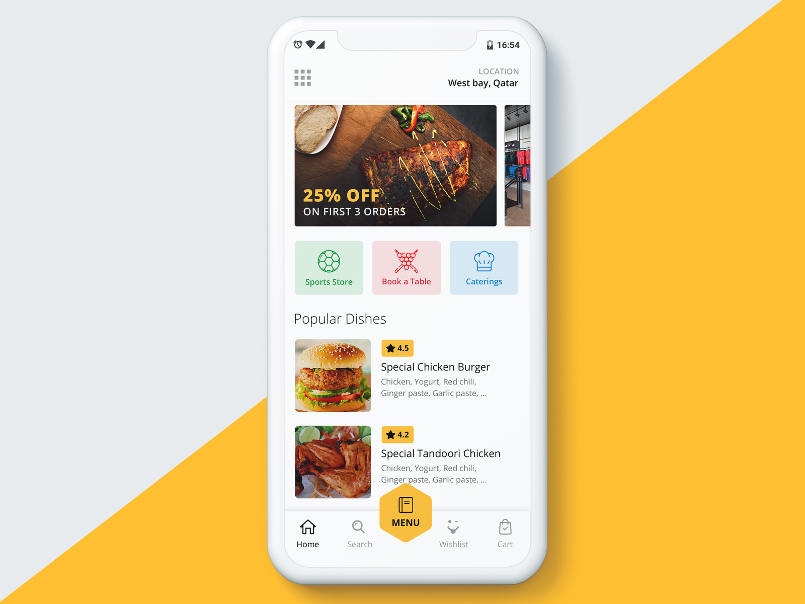 Restaurant Mobile App by vinayapanicker on Dribbble