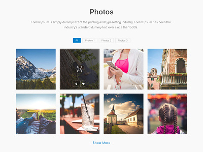 Photo Gallery UI