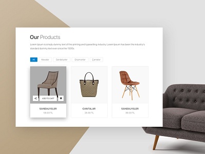 Simple Product Page Design