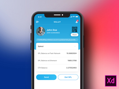 Wallet App Mockup Design