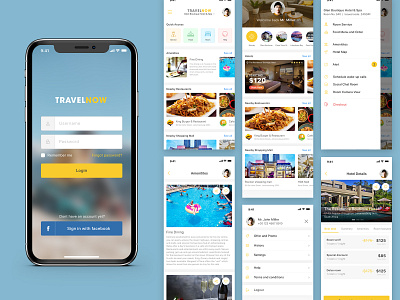Travel App app app design booking design design inspiration hotel inspiration layout mobile mockup modern restaurant app simple tour tourism travel travel app trip ui ux