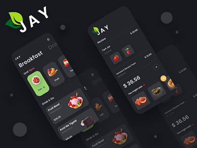 Food App UI apps cart cart food design food and drink food app food cart food ui ui uiux ux