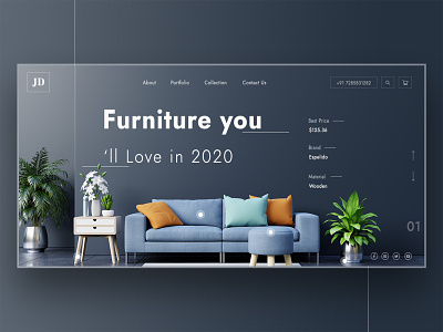 Furniture Banner Design banner banner design design furniture furniture banner furniture design ui uiux website