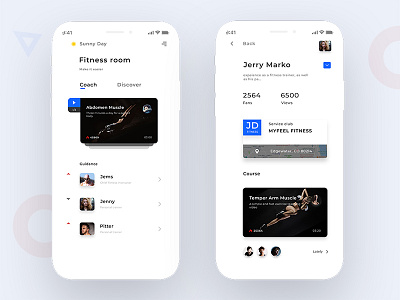 Fitness App design