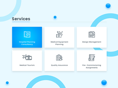 Services section design apps blue design screen ui uiux website