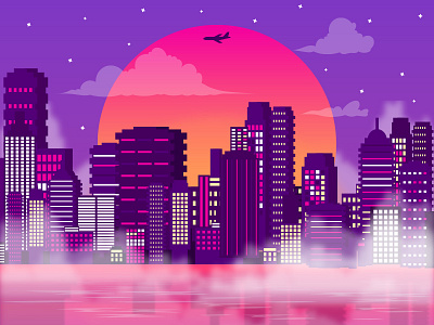 City by Sameer Verma on Dribbble