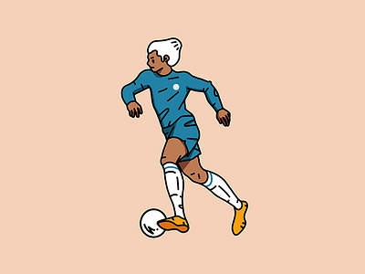 Dribbling ball boy character characterdesign chelsea design footbal illustration match running soccer sport willian