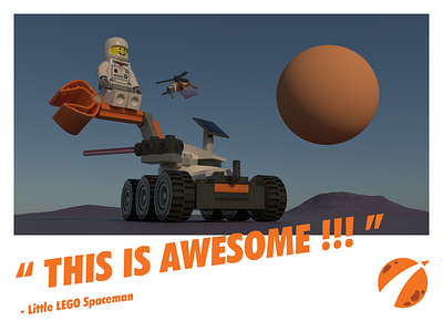 LEGO Spaceman 3d 3d modeling arnold astronaut c4d car character cinema 4d lego space spaceman toy universe vehicle