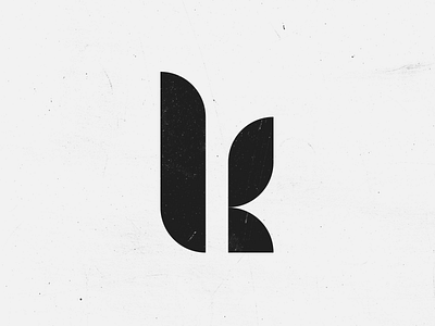 k brand branding custom identity k logo mark type