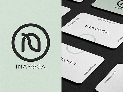INAYOGA brandidentity branding business cards design logo logodesign logotype mark print vienna yoga