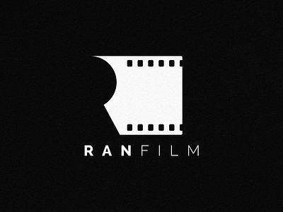RANfilm austria brandidentity branding company design logo logodesign mark movie negativespace production vienna