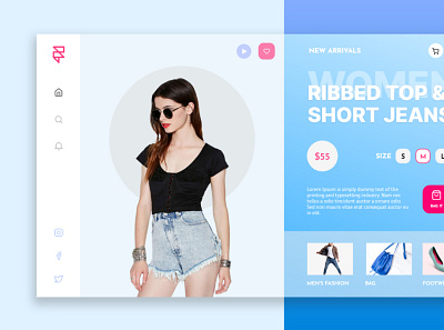 Mockup Interface Design for E Commerce Store mockup ui ui ux design ui designer ux ux designer