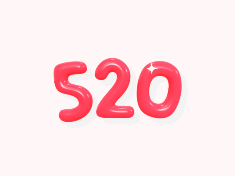 520 i love you 3d after c4d cgi character effects gif logo loop motion ui ux