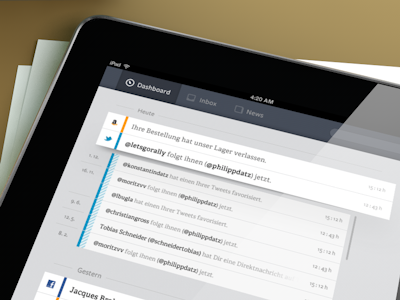 iPad Mail App e-mail email interface ipad mail ui