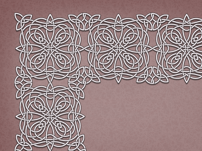Complex Celtic Knot Border border celtic illustration knot vector