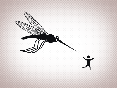 Mosquito danger disease illustration mosquito vector