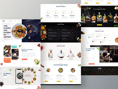 Restaurant Landing Page - The Table