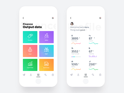 Finance dashboard