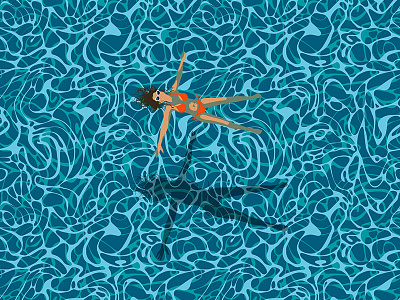 Pool Water vector illustration