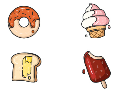 Dessert icons