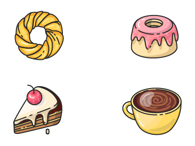 Dessert icons