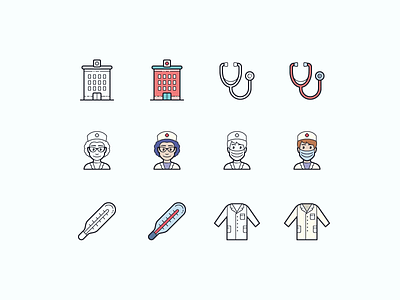 Hand Drawn icons: Healthcare