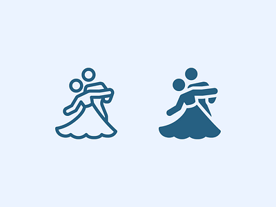 iOS Icons: Ballroom Dancing