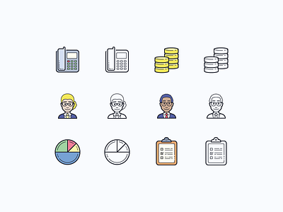 Hand Drawn icons: Business