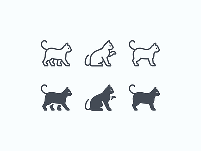 iOS icons: Cats