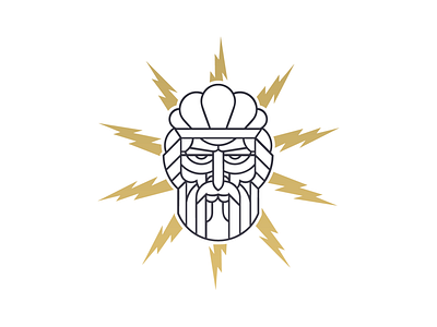 Zeus Logo god greece lightning logo thunder zeus