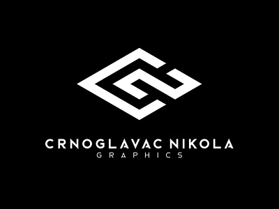 Crnoglavac Nikola Graphics clean cng logo monogram logo