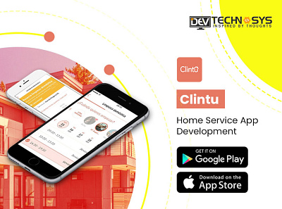 Clintu Home Service App Development app branding design ux web