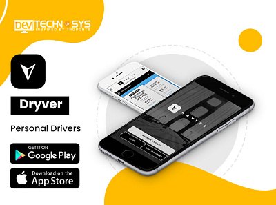 Dryver - Personal Drivers app branding design ux web