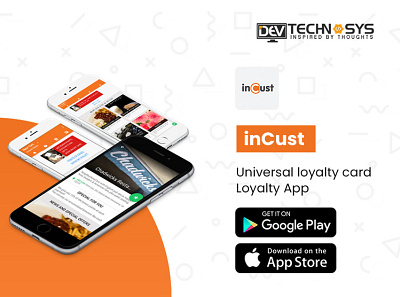 inCust universal loyalty card Loyalty App branding design ux web