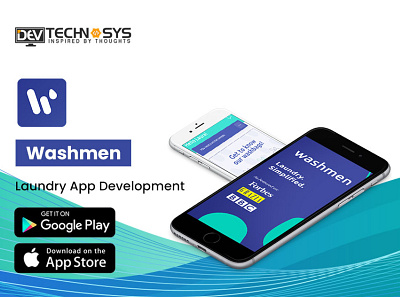 Washmen Laundry App Development app branding design illustration ui ux web