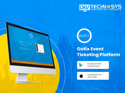 Outix Event Ticketing Platform app branding design illustration ui ux web