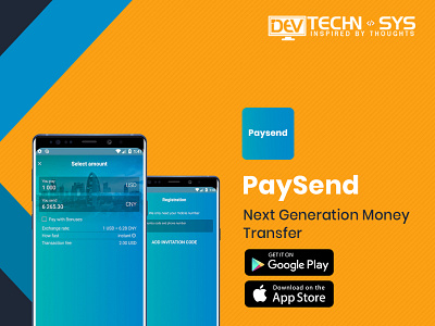 PaySend Next Generation Money Transfer app branding design icon illustration typography ui ux web website