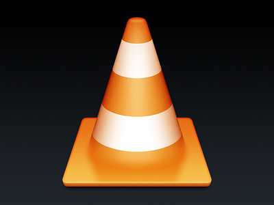 VLC Replacement Icon icon mac replacement traffic cone vlc