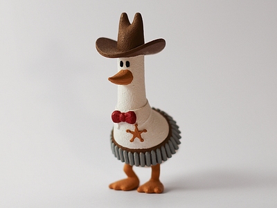 3D Printed Sheriff 3d 3d print miniature model toy