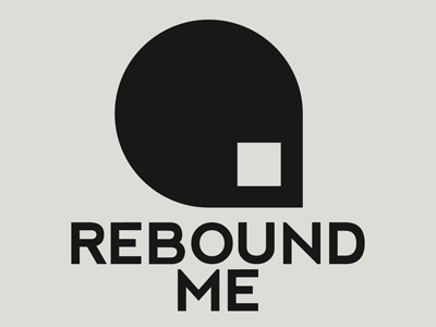 Rebound me! black circle game geometry playoff rebound square