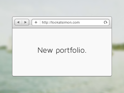New Portfolio! portfolio web website