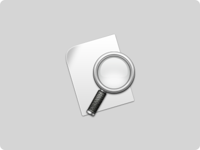 Search Icon document greyscale leather magnifying glass search