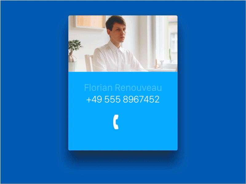 Daily UI #006 – User Profile 006 app call contact dailyui osx phone profile sketch ui user ux