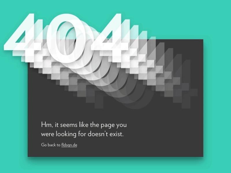 Daily UI #008 – 404 page