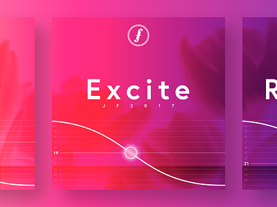 Excite by JF2017 – Part II artwork berlin cover cutting edge gradient minimal modern music spotify wedding