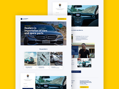 The Automobile Warehouse automobile brand design designthinking ghana technology ui uxui