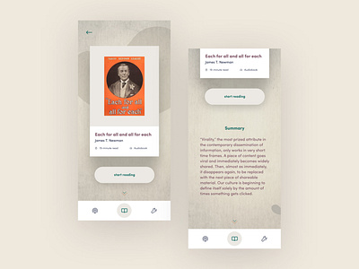 BOOK READING APP 3 books concepts reading