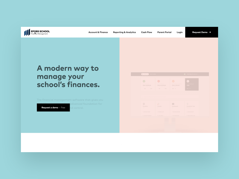 A modern way to manage your school’s finances. education finance finance app school