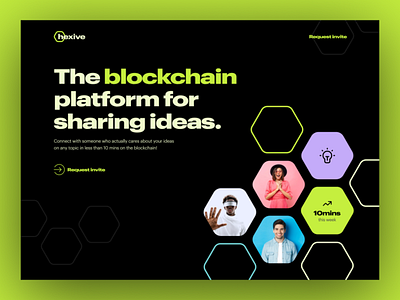 Hexive - The blockchain platform for sharing ideas. blockchain web3
